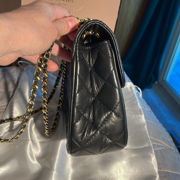 Vintage Givenchy Paris Quilted Lambskin Shoulder and Crossbody Bag - Picture 8 of 17